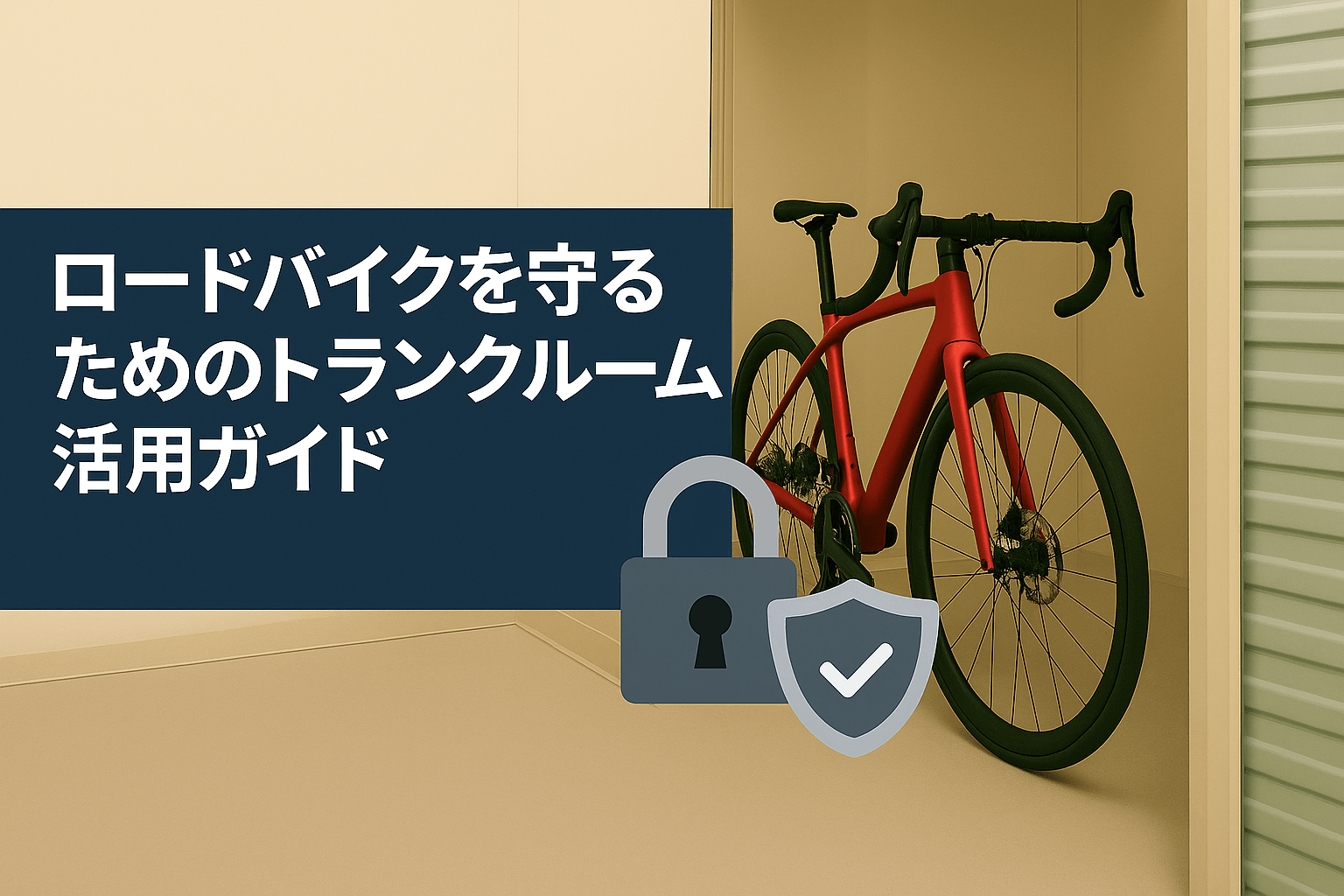 ロードバイクを守るためのトランクルーム活用ガイド